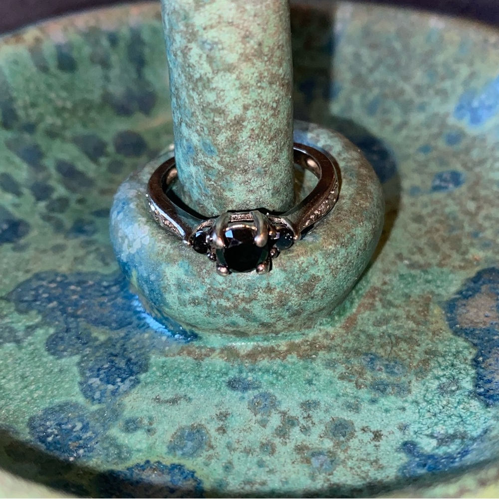 Black diamond ring